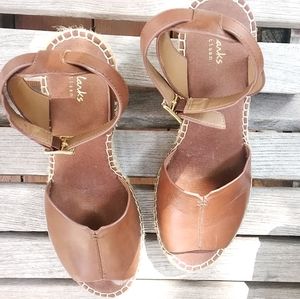 Clark's 2" Wedge Ankle Strap Sandal